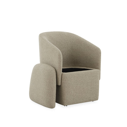 Accent Dining Accent Storage Dining Chair w/ Casters