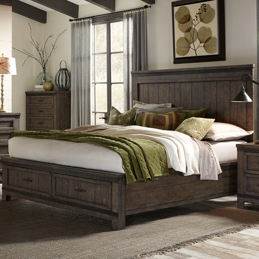 Thornwood Hills Queen Storage Bed, 2 Night Stands