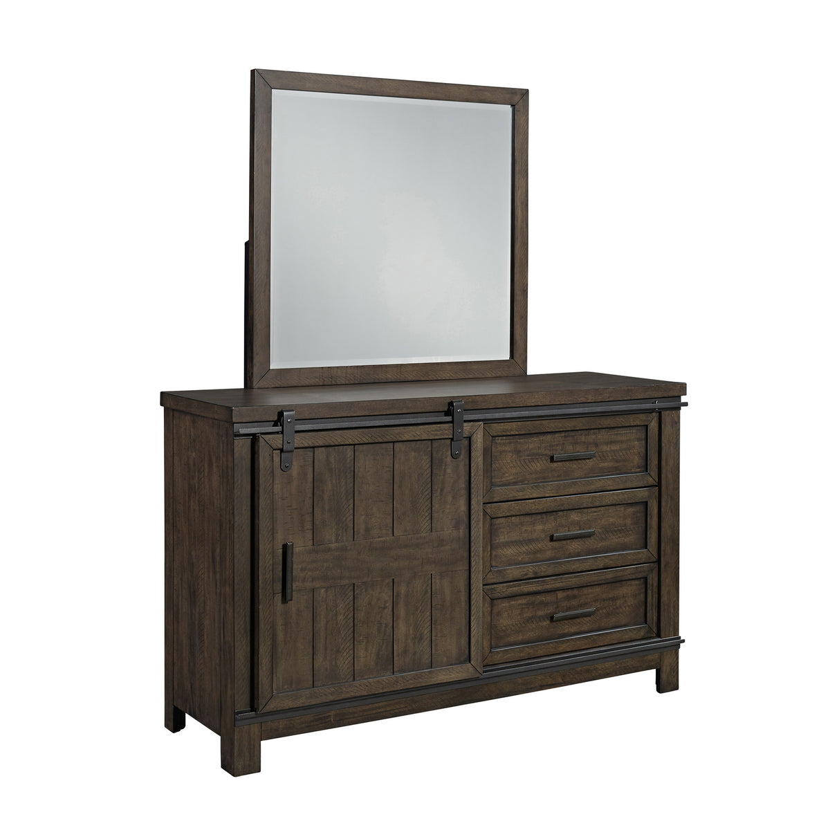 Thornwood Hills Youth Full Panel Bed, Dresser & Mirror Bedroom Set
