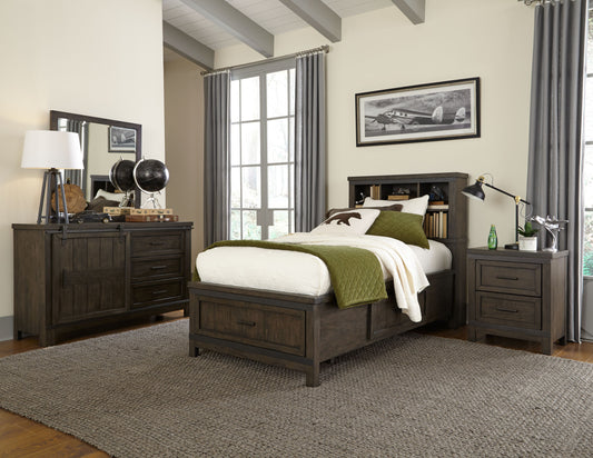 Thornwood Hills Twin Bookcase Bed