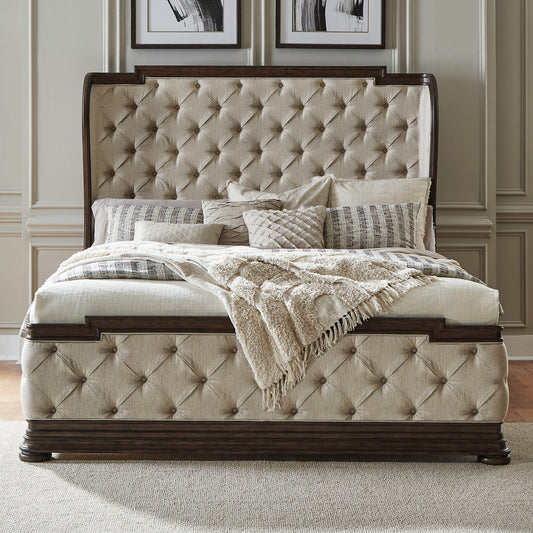 Providence Park Queen Shelter Bed, 2 Night Stands