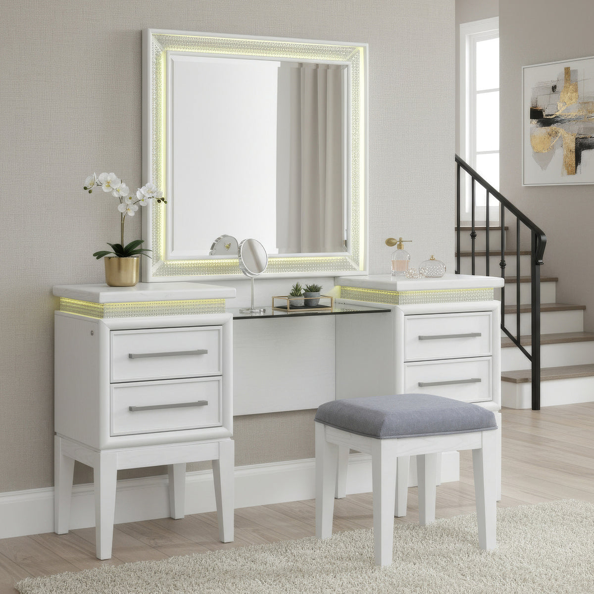 Reflections 3 Piece Vanity Set