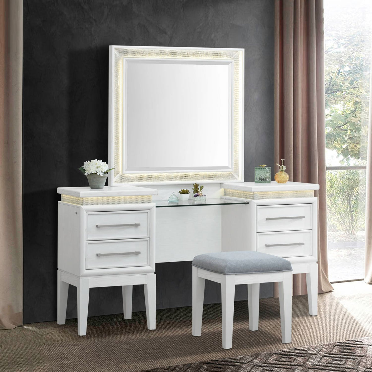 Reflections 3 Piece Vanity Set