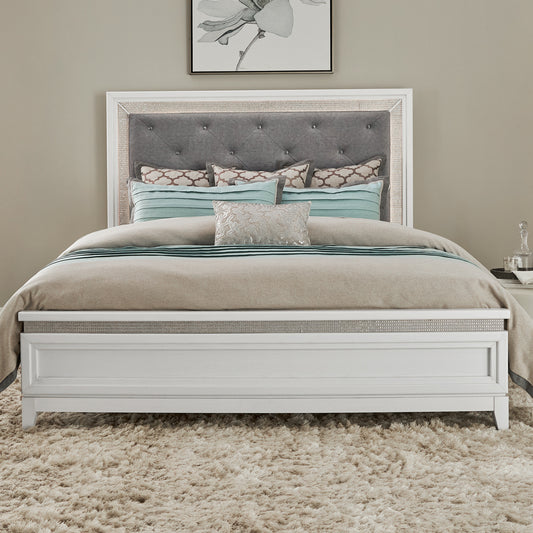 Reflections Queen Uph Panel Headboard w/ Lights
