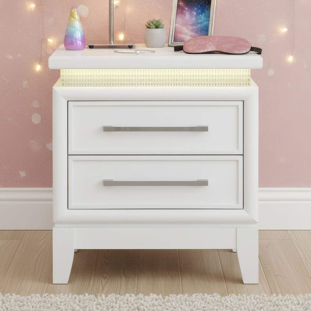 Reflections Nightstand w/ Charging Station