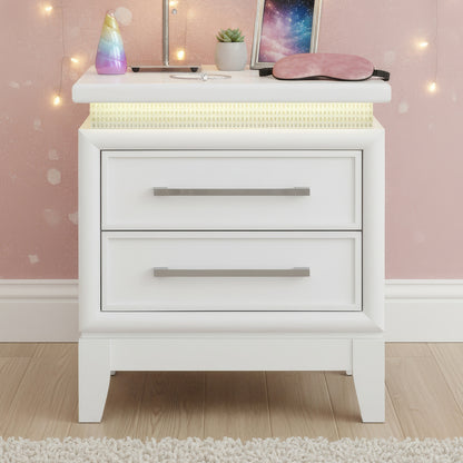Reflections Nightstand w/ Charging Station