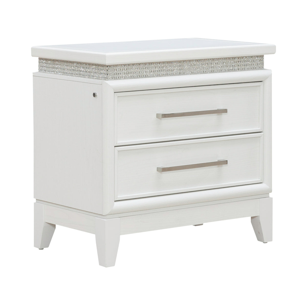 Reflections Nightstand w/ Lights and Charging Station