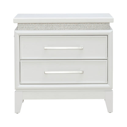Reflections Nightstand w/ Lights and Charging Station