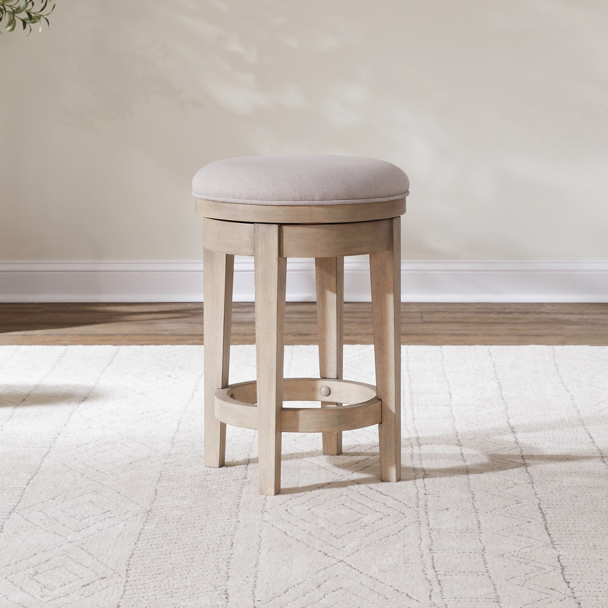 Brentwood Uph Swivel Console Stool