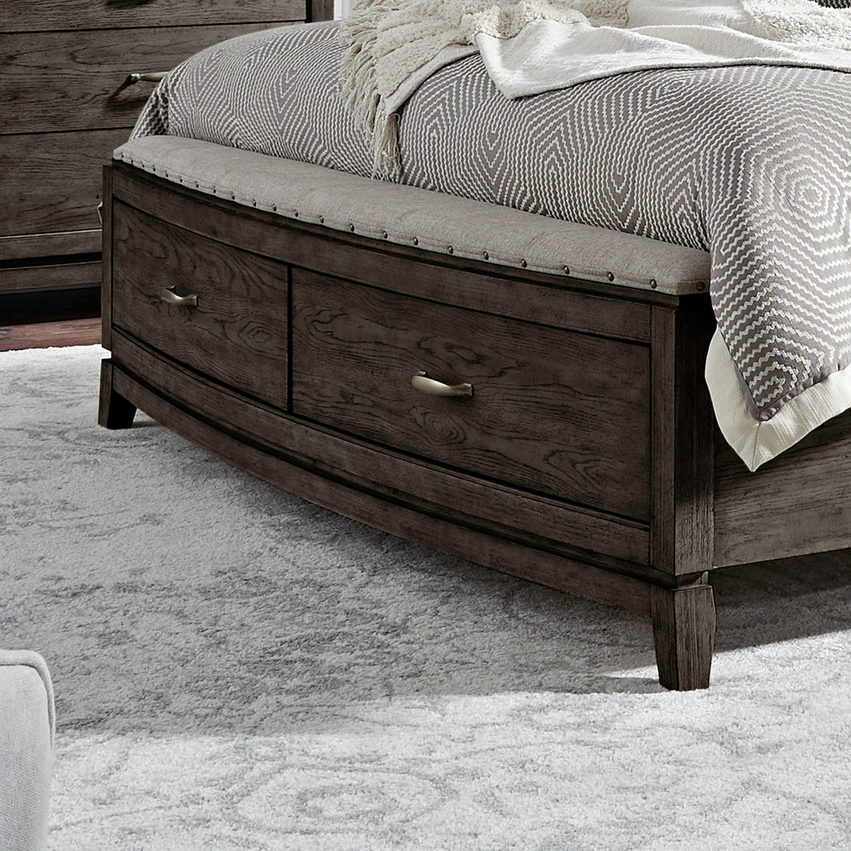 Avalon King Storage Footboard w/ Slatroll