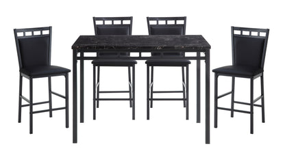 Counter Height Chr, Bk (4 In 1 Box)