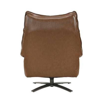 Fulcrum Power Reclining Swivel Chair with Manual Adjustable Headrest