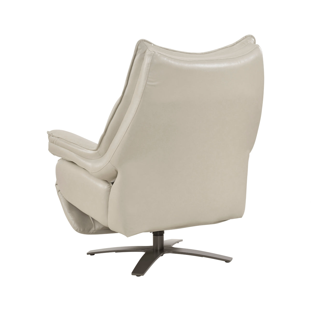 Fulcrum Power Reclining Swivel Chair with Manual Adjustable Headrest