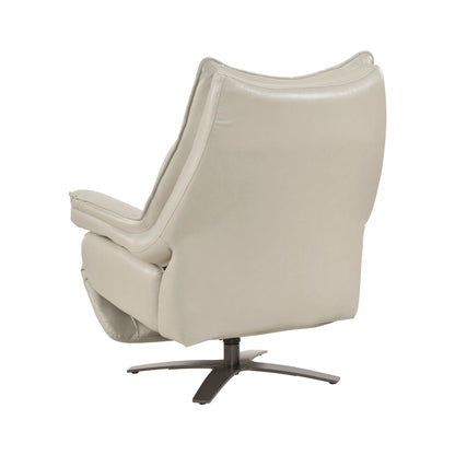Fulcrum Power Reclining Swivel Chair with Manual Adjustable Headrest