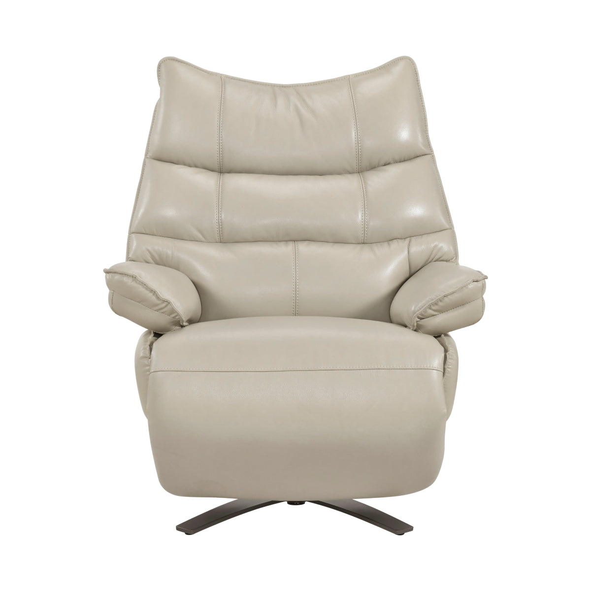 Fulcrum Power Reclining Swivel Chair with Manual Adjustable Headrest