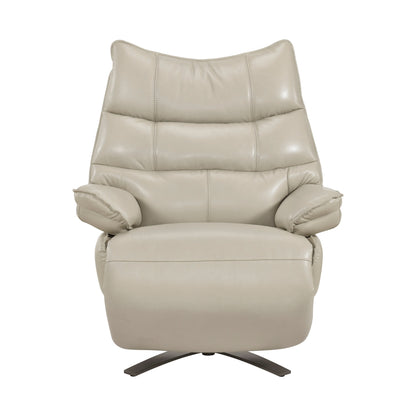 Fulcrum Power Reclining Swivel Chair with Manual Adjustable Headrest