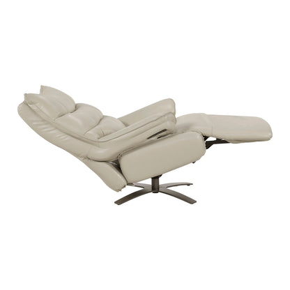 Fulcrum Power Reclining Swivel Chair with Manual Adjustable Headrest