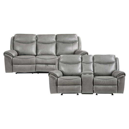 Aram 2-Piece Living Room Set (Sofa and Love Seat)