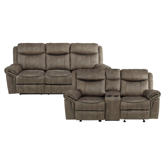 Aram 2-Piece Living Room Set (Sofa and Love Seat)