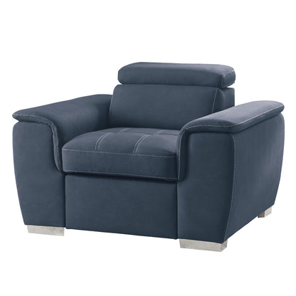 Ferriday Recliner Chair with Pull-out Ottoman