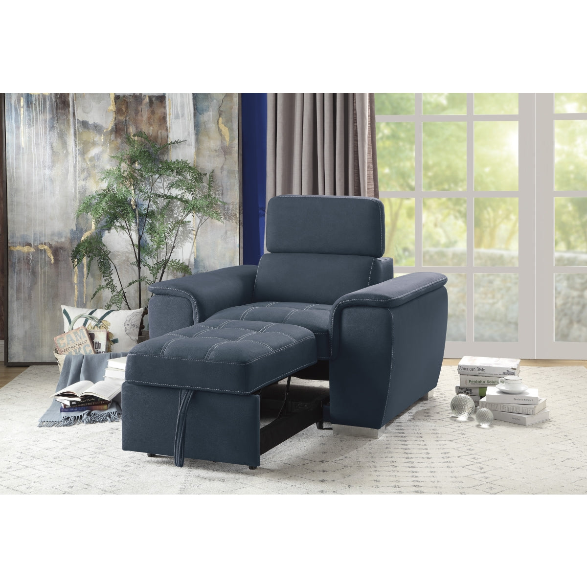 Ferriday Recliner Chair with Pull-out Ottoman