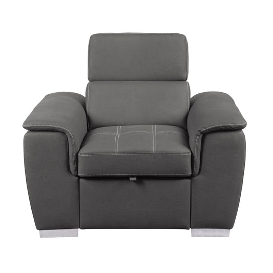 Ferriday Chair with Pull-out Ottoman