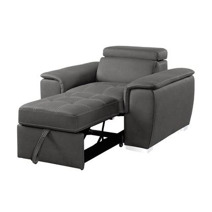 Ferriday Chair with Pull-out Ottoman