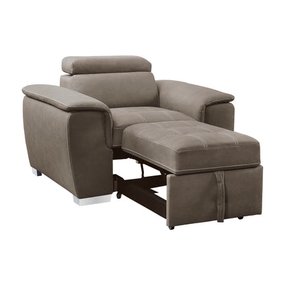 Ferriday Chair with Pull-out Ottoman
