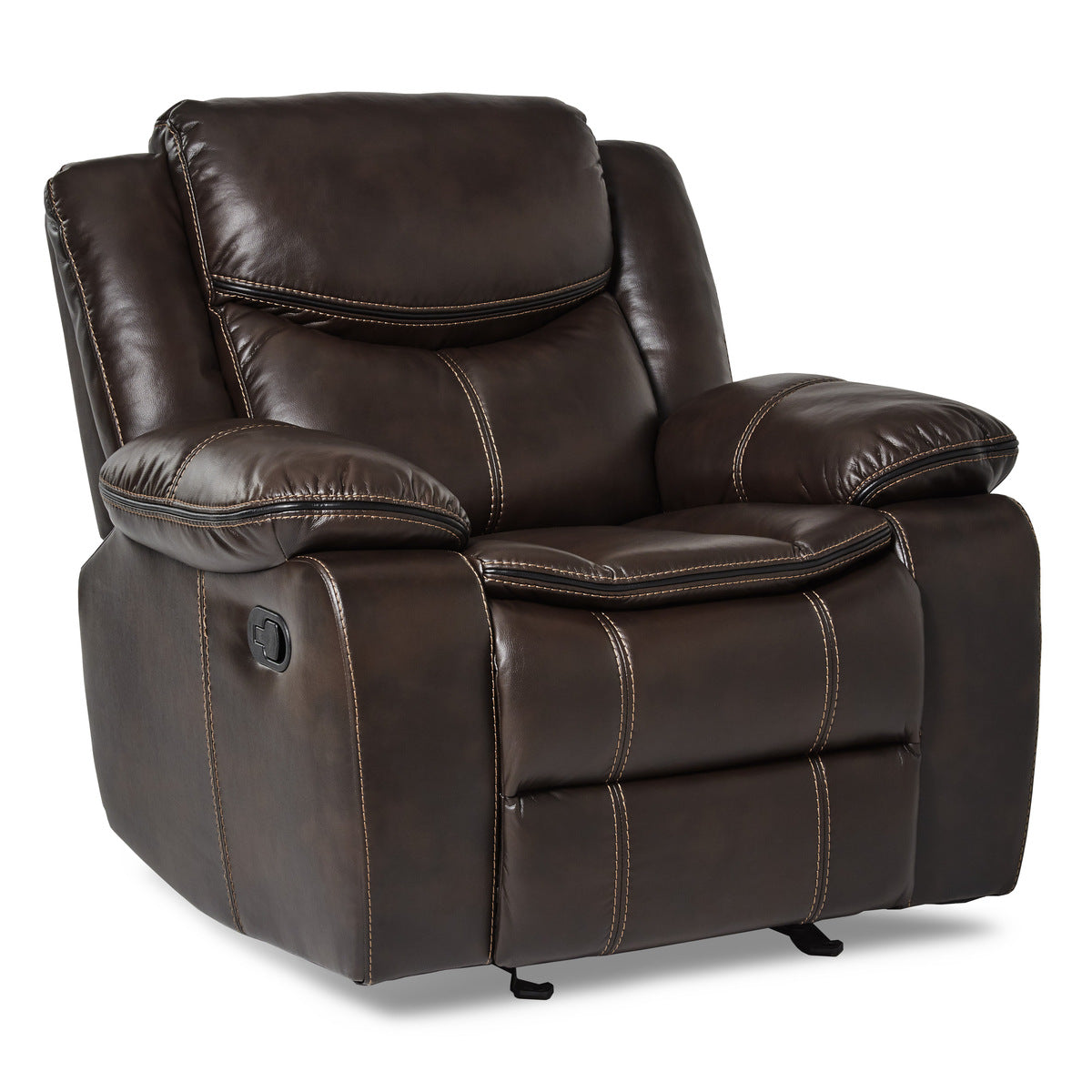 Bastrop Glider Reclining Chair - Brown
