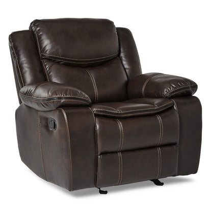 Bastrop Glider Reclining Chair - Brown