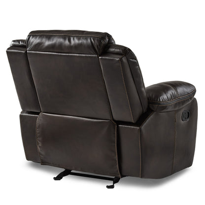 Bastrop Glider Reclining Chair - Brown