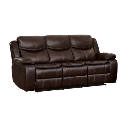 Bastrop Double Reclining Sofa - Brown