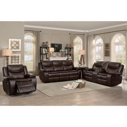 Bastrop Glider Reclining Chair - Brown
