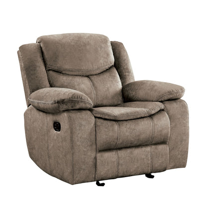 Bastrop Glider Reclining Chair - Brown (8230FBR-1)