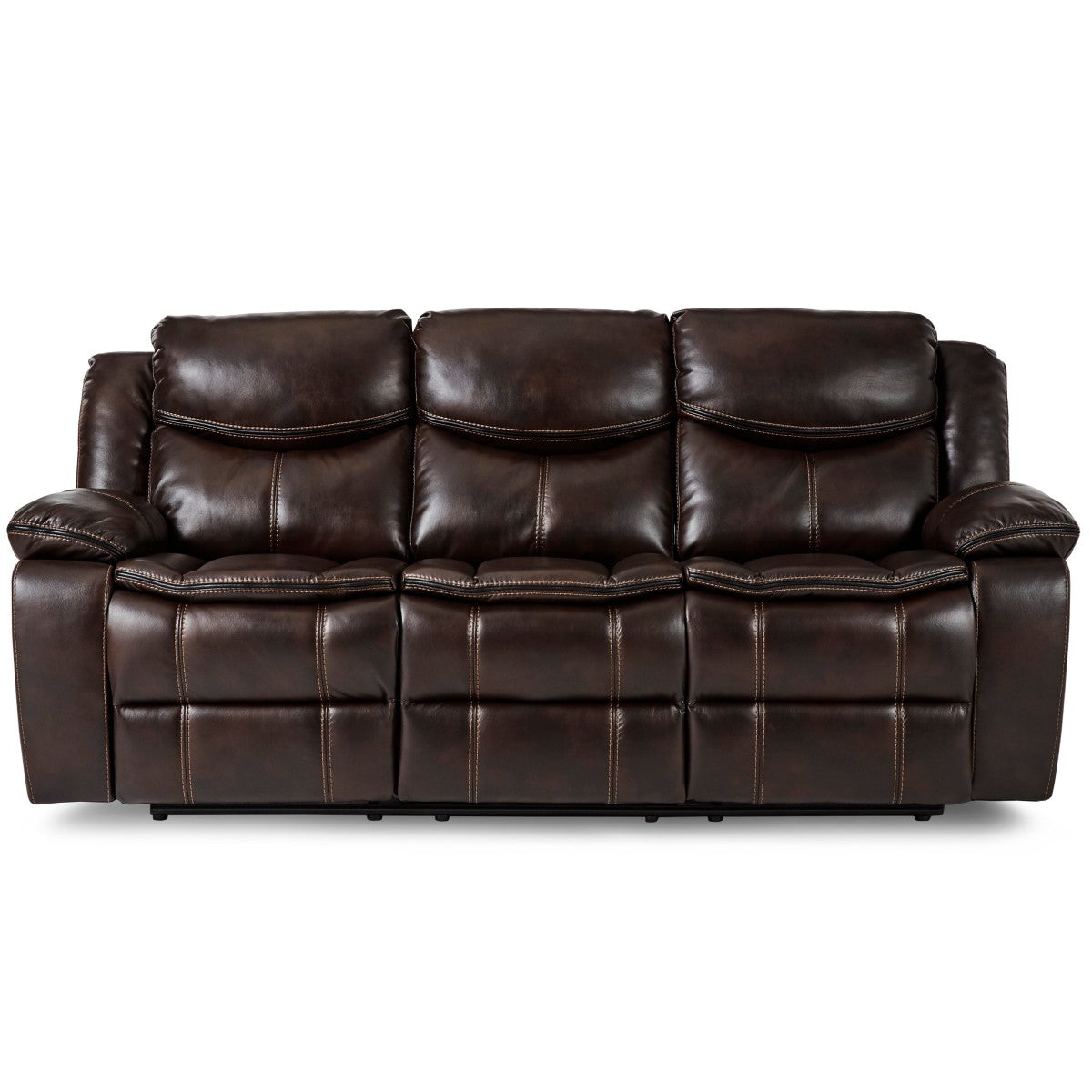 Bastrop Double Reclining Sofa - Brown