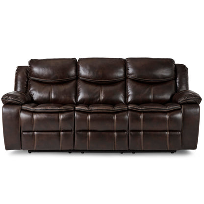 Bastrop Double Reclining Sofa - Brown