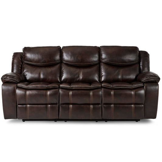 Bastrop Double Reclining Sofa - Brown