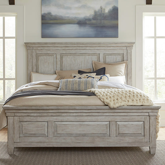 Heartland Queen Panel Bed, 2 Night Stands