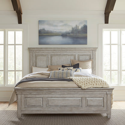 Heartland Queen Panel Bed, Dresser & Mirror, Chest Bedroom Set