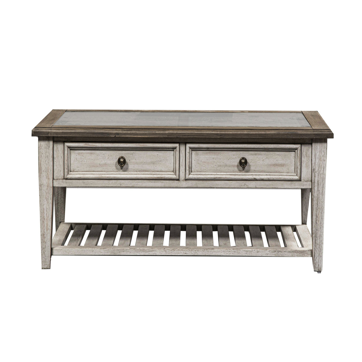 Heartland Rect Ceiling Tile Cocktail Table