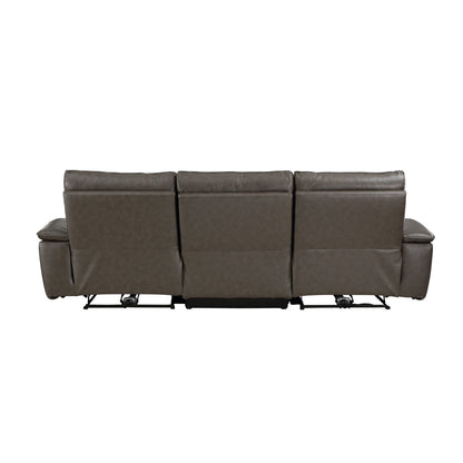 Maroni Power Double Reclining Sofa with Power Headrests