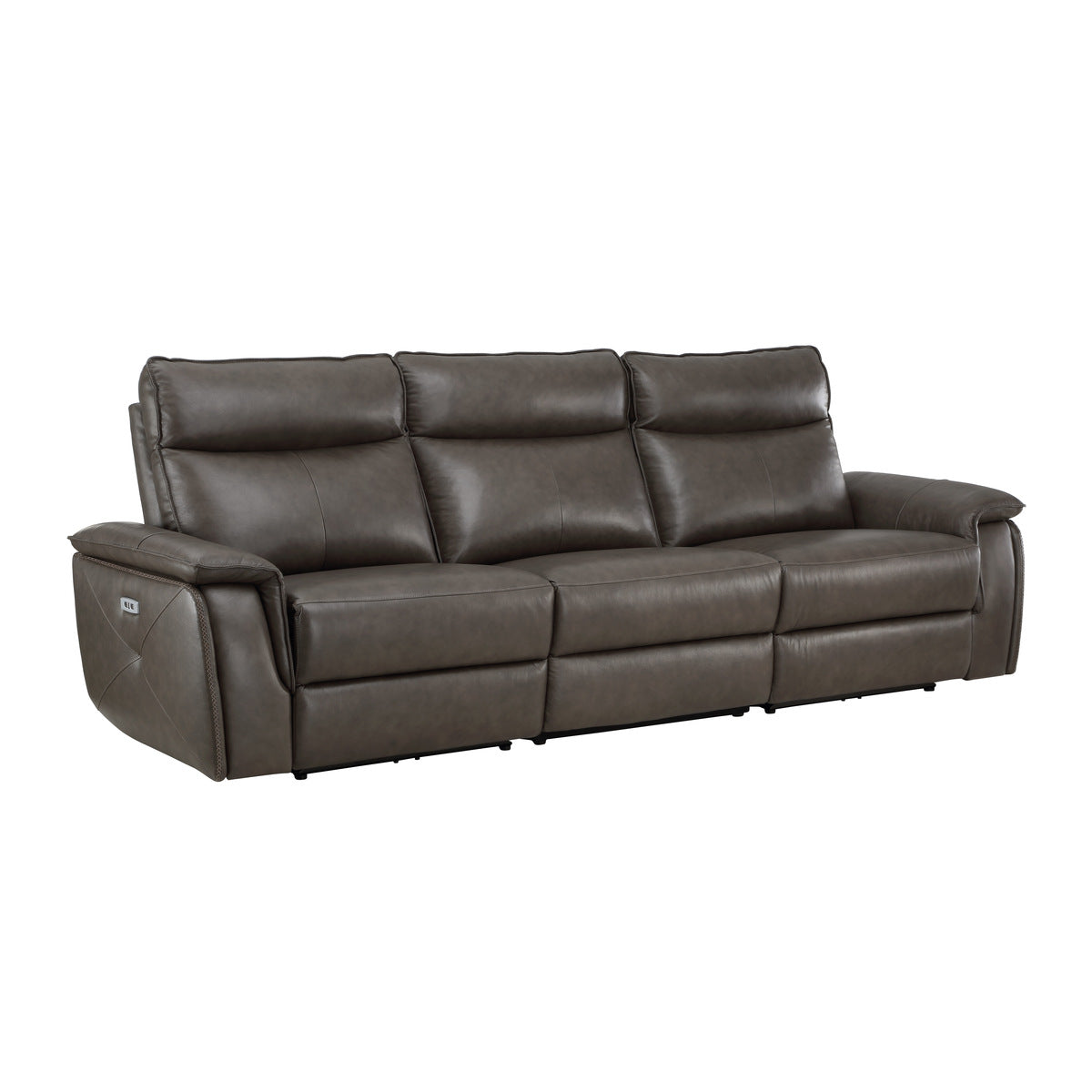 Maroni Power Double Reclining Sofa with Power Headrests