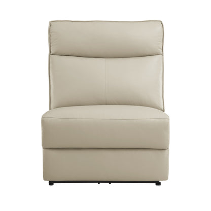 Maroni Power Armless Reclining Chair with Power Headrest
