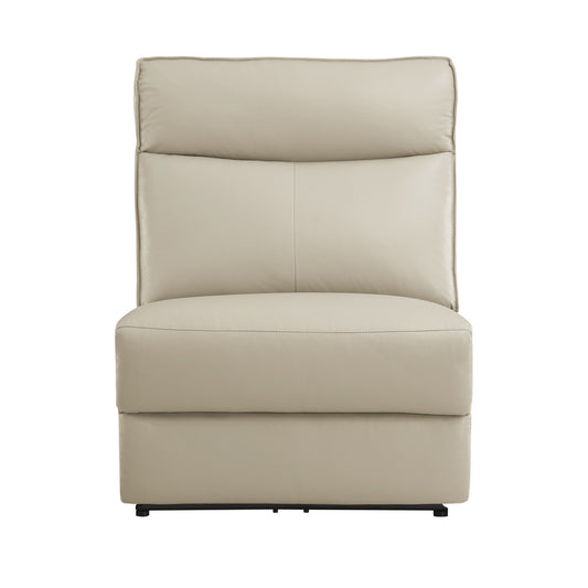 Maroni Power Armless Reclining Chair with Power Headrest