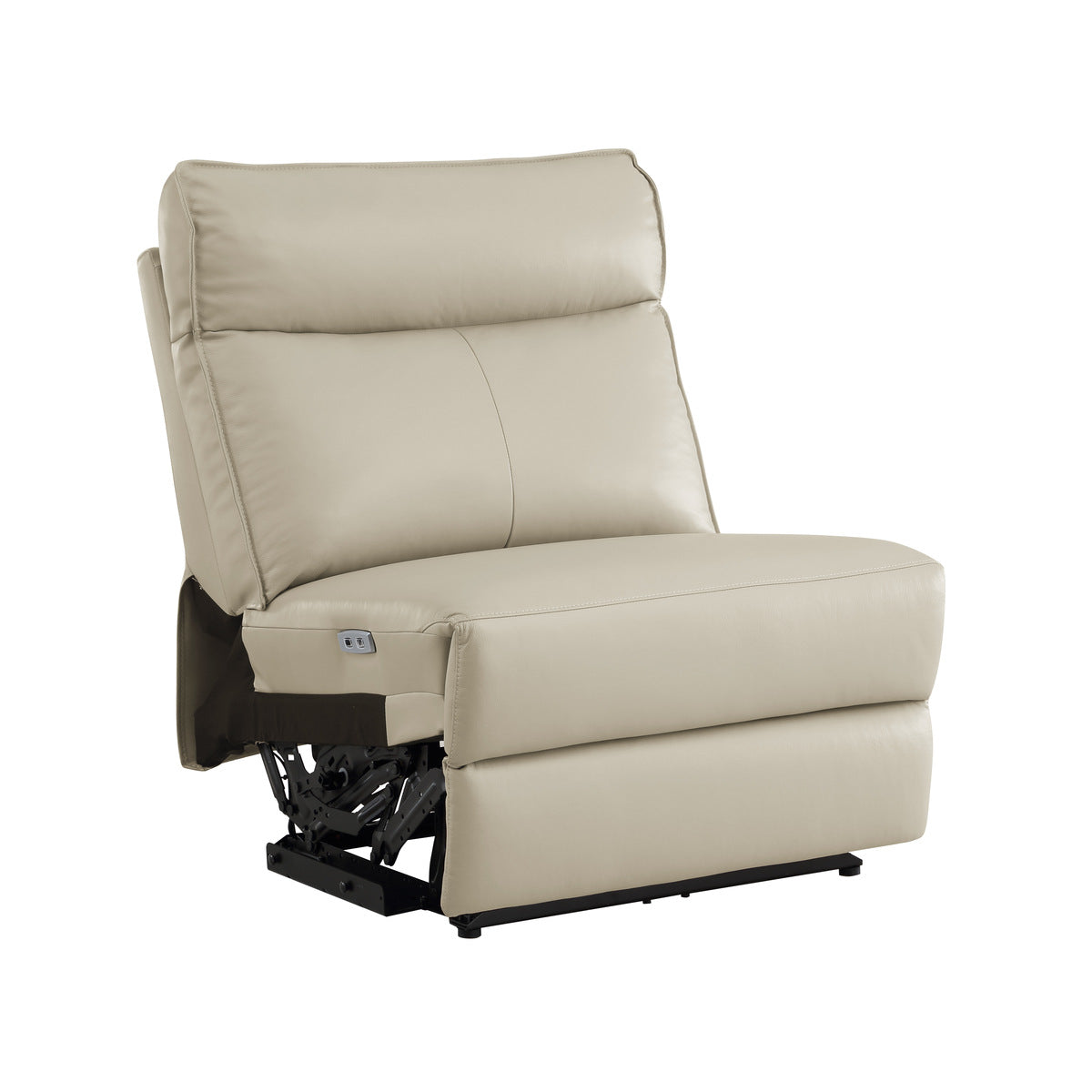 Maroni Power Armless Reclining Chair with Power Headrest