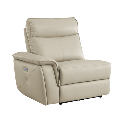 Maroni Power Left Side Reclining Chair with Power Headrest and USB Port