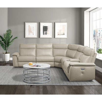 Maroni 6-Piece Modular Power Reclining Sectional with Power Headrests