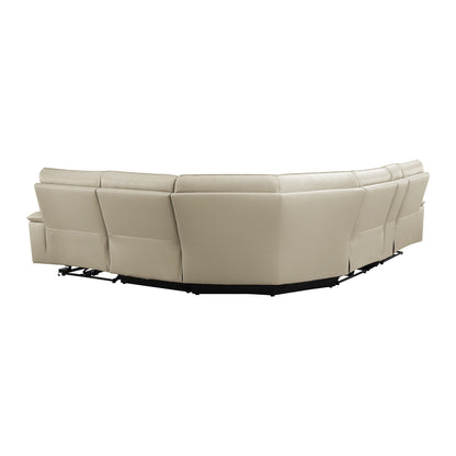 Maroni 6-Piece Modular Power Reclining Sectional with Power Headrests