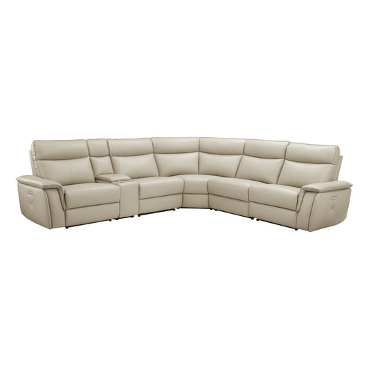Maroni 6-Piece Modular Power Reclining Sectional with Power Headrests