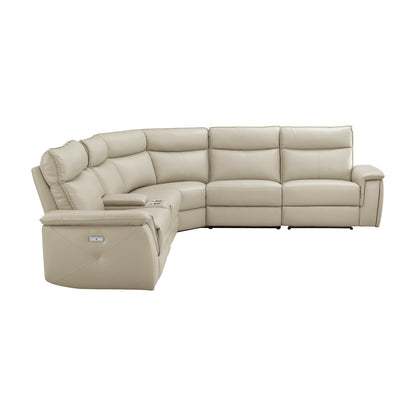 Maroni 6-Piece Modular Power Reclining Sectional with Power Headrests